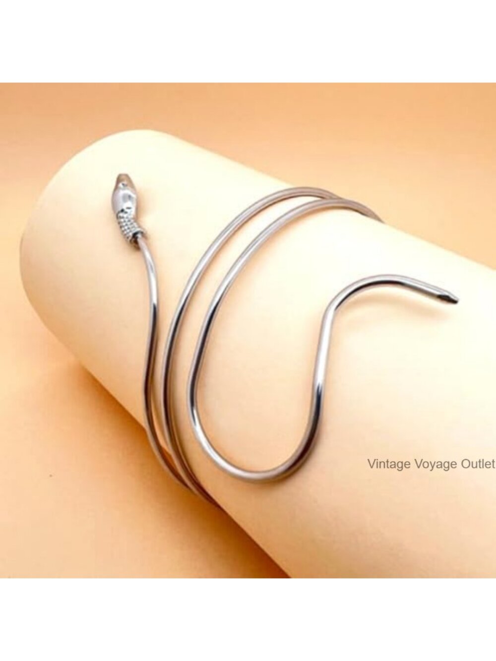 Snake Arm Cuff Upper Arm Bracelet Medusa Costume Jewelry - Picture 5 of 6